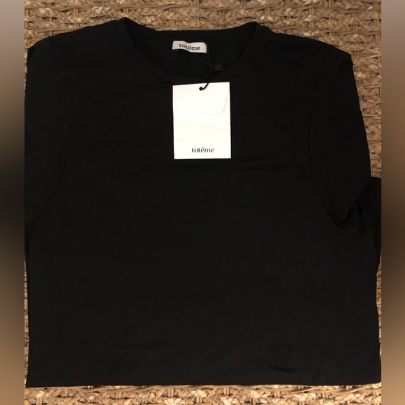 Toteme black loose tshirt - Picture 1 of 4